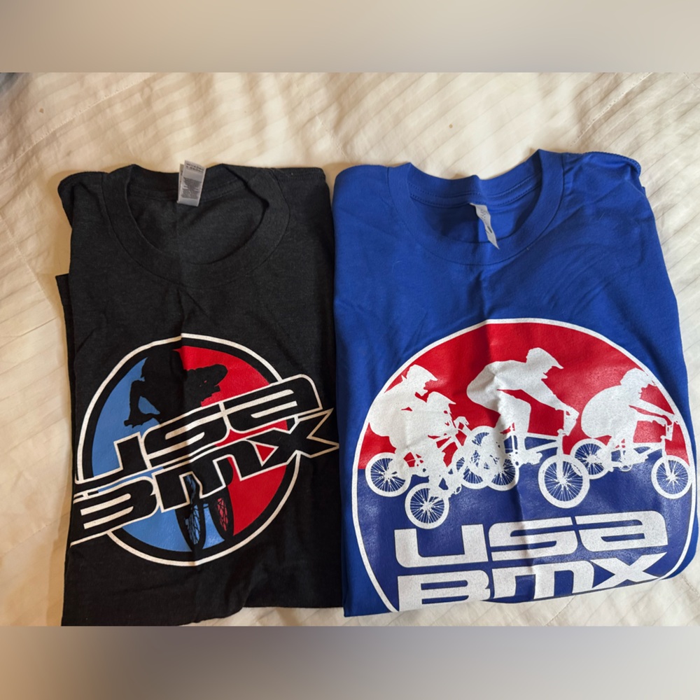 Lot of 2 USA BMX Shirts